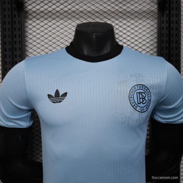 Player Version 2025 Germany 125Th Anniversary Light Blue with Adidas Retro Design Jersey - Image 9