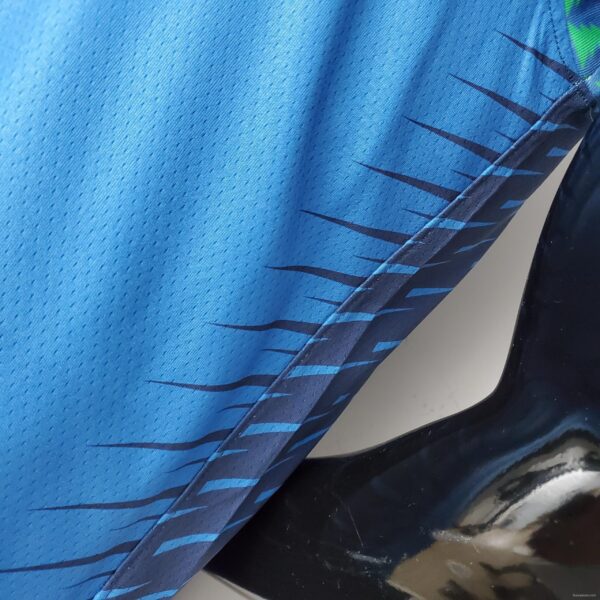 75th Anniversary 2202 Season RUSSELL#0 Minnesota Timberwolves City Edition Blue NBA Jersey - Image 2