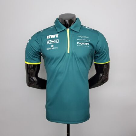FI Formula One stadium service Aston Martin polo