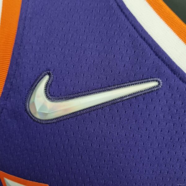 75th Anniversary Booker #1 Phoenix Suns Purple NBA Jersey - Image 5