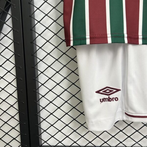 25/26 Kids Fluminense Home Size 16-28 Jersey - Image 5