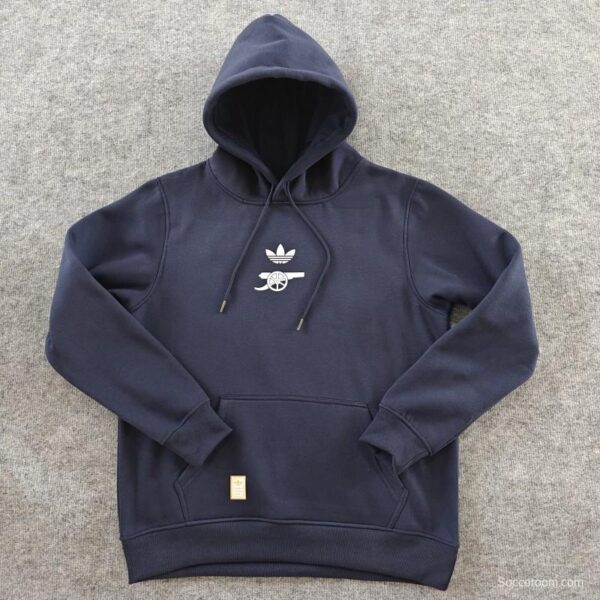 24/25 Chelsea x Adidas Original Navy/Red/Black/Beige/Grey Hoodie WIth Black Badge - Image 2
