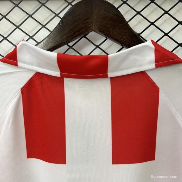 Retro 86/87 Sporting Gijon Home Jersey - Image 4
