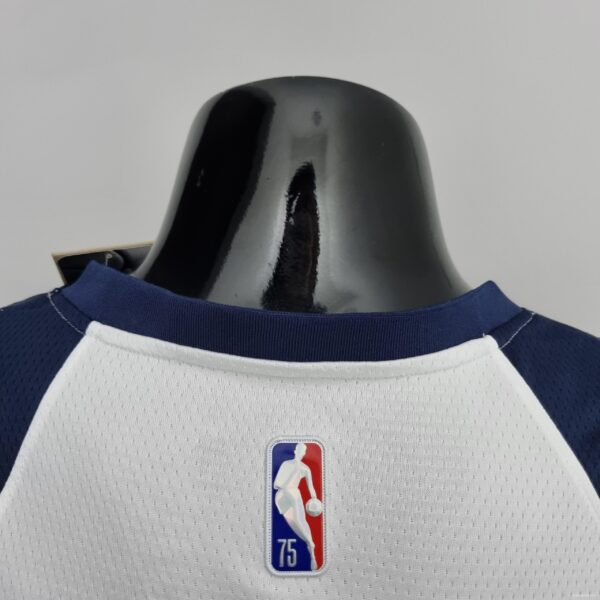75th Anniversary Minnesota Timberwolves Russell #0 Royal White NBA Jersey - Image 2