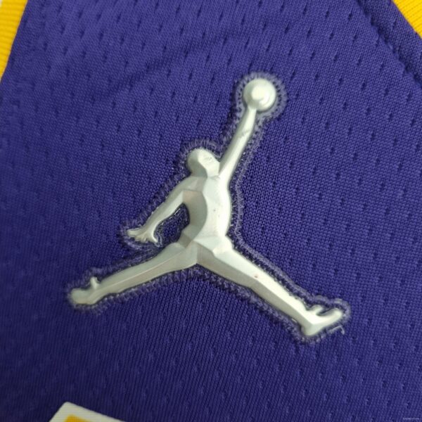 75th Anniversary BRYANT#24 Los Angeles Lakers Jordan Purple NBA Jersey - Image 8