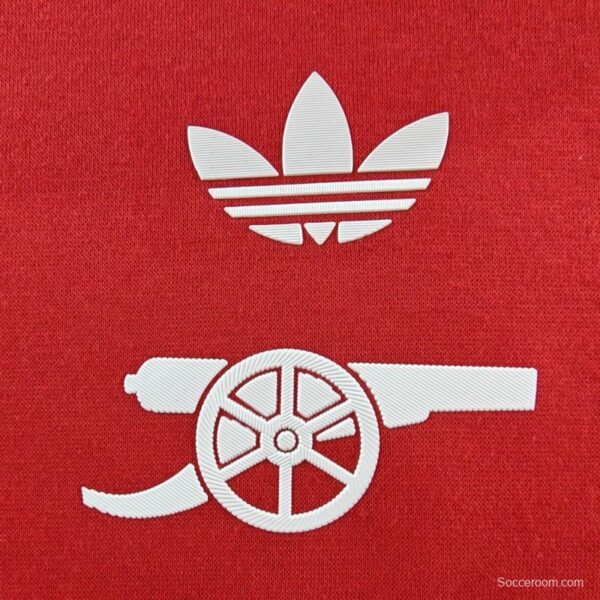24/25 Chelsea x Adidas Original Navy/Red/Black/Beige/Grey Hoodie WIth Black Badge - Image 4