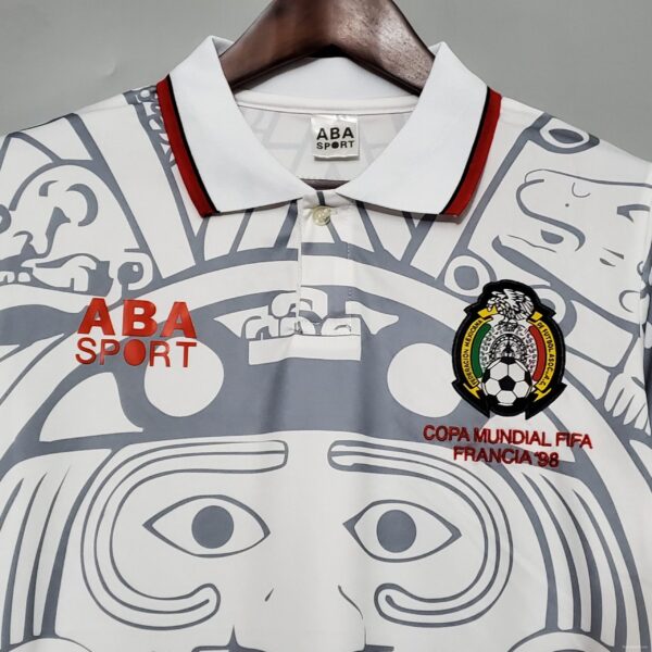 Retro 1998 Mexico away Soccer Jersey - Image 8