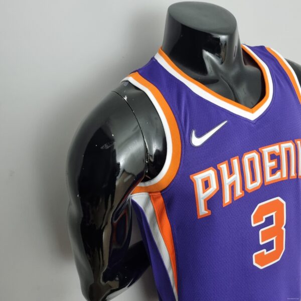 75th Anniversary Paul #3 Phoenix Suns Purple NBA Jersey - Image 5