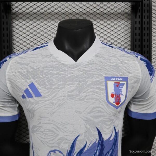 Player Version 2024 Japan White With Blue Dragon Jersey - Image 6