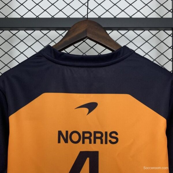 2025 Polo F1 Formula Orange Mclaren Norris Jersey - Image 3