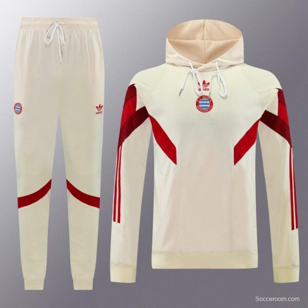 24/25 Bayern Munich Beige Hoodie Jacket +Long Pants - Image 17
