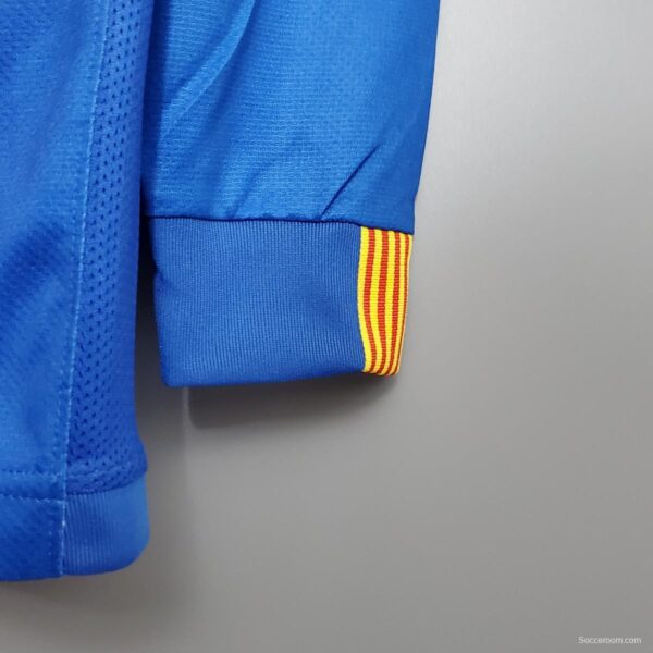 Retro Barcelona 06/07 Long sleeve home Soccer Jersey - Image 2