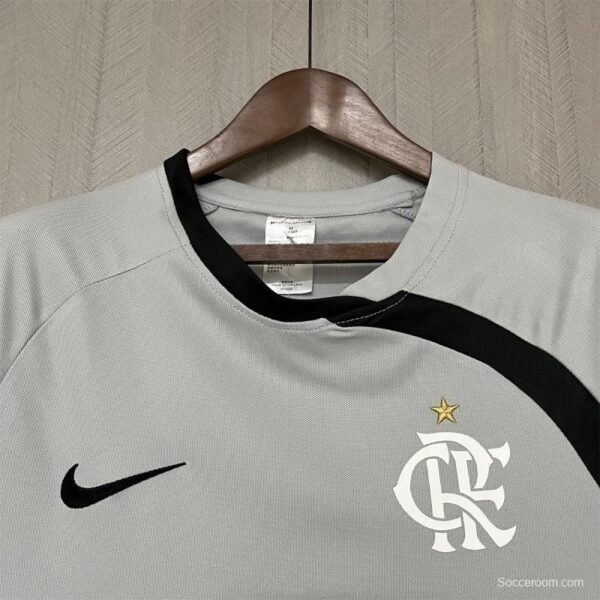 2008/09 Retro Flamengo Goalkeeper Grey Jersey - Image 3