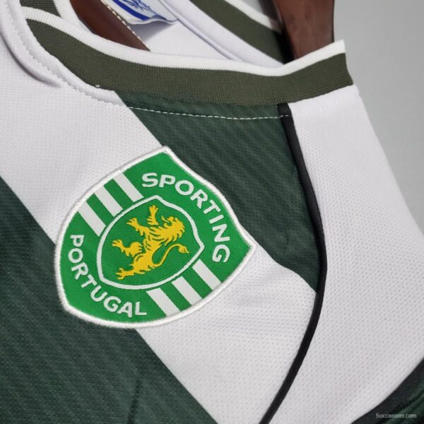 Retro Sporting Lisbon 01/03 home Soccer Jersey - Image 7
