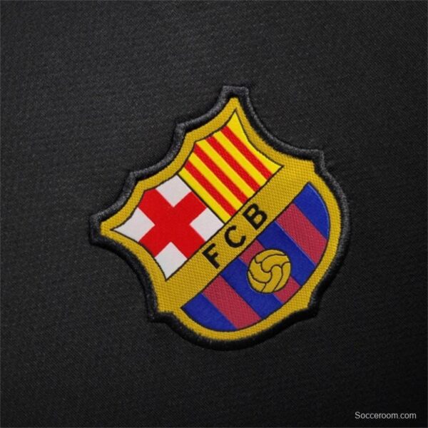 11/12 Retro Barcelona Away Long Sleeve Jersey - Image 5