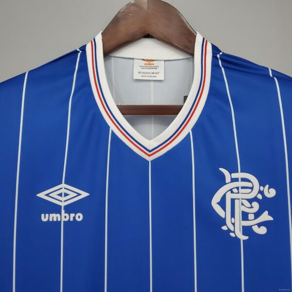 Retro Rangers 82/83 home Soccer Jersey - Image 7