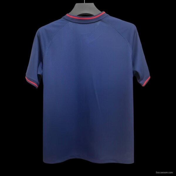 24/25 Barcelona White 125th Anniversary Navy Special Pattern Jersey - Image 2