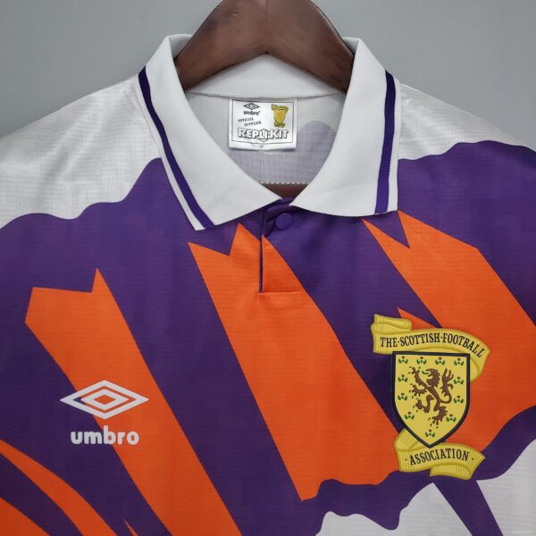 Retro Scotland 91/93 away Soccer Jersey - Image 8