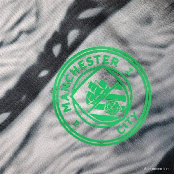 25/26 Manchester City Black Grey Concept Jersey - Image 9