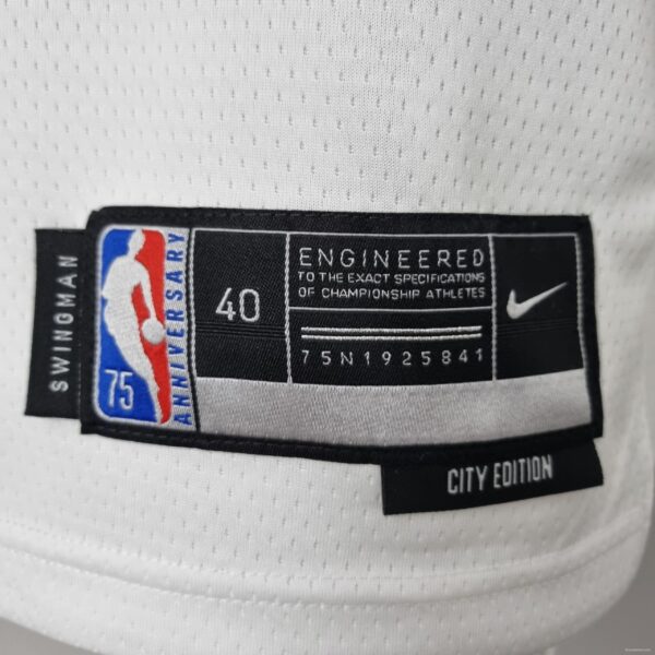 75th Anniversary Ross #4 New York Knicks White NBA Jersey - Image 2