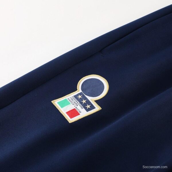 2024 Italy Blue Full Zipper Jacket +Long Pants - Image 5