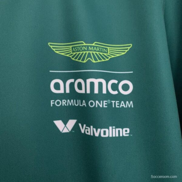 2025 F1 Formula Aston Martin Green ARAMCO #14 T-Shirt - Image 7