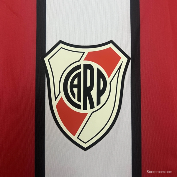 03/04 Retro River Plate Home Long Sleeve Jersey - Image 5