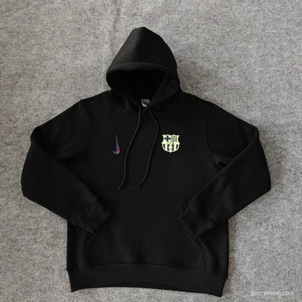 24/25 Barcelona Navy/Red/Black/Beige/Grey Hoodie WIth Black Badge - Image 8