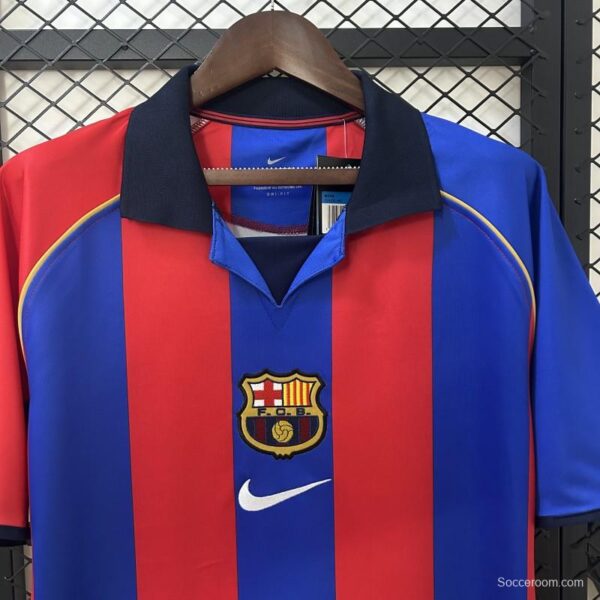 01/02 Retro Barcelona Home Jersey - Image 3