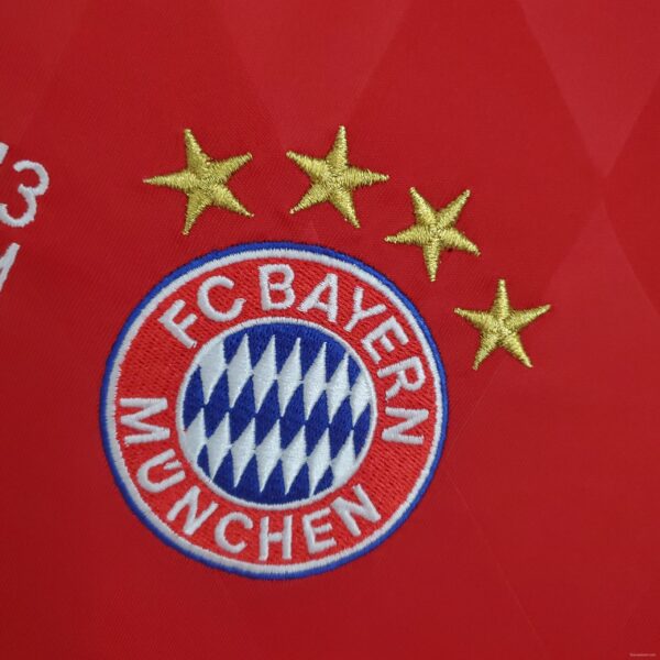 Retro long sleeve Bayern Munich 12/13 Champions League home Soccer Jersey - Image 9