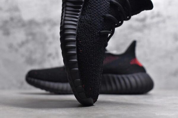 Yeezy 350 Boost V2 Core Black Red - Image 8