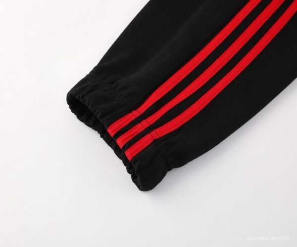 24/25 Manchester United Black Hoodie Jacket +Long Pants - Image 2