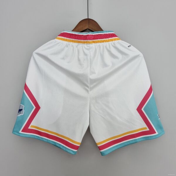 2022 San Antonio Spurs Urban Edition calção branco NBA - Image 3