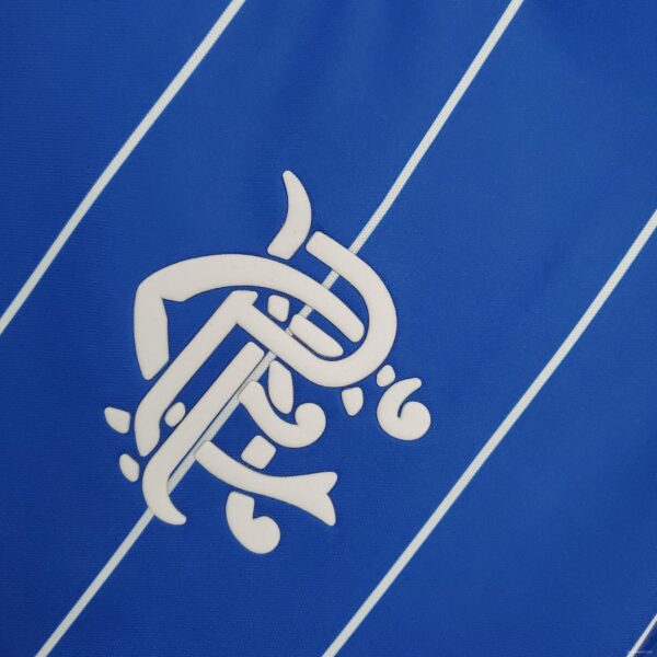 Retro Rangers 82/83 home Soccer Jersey - Image 6
