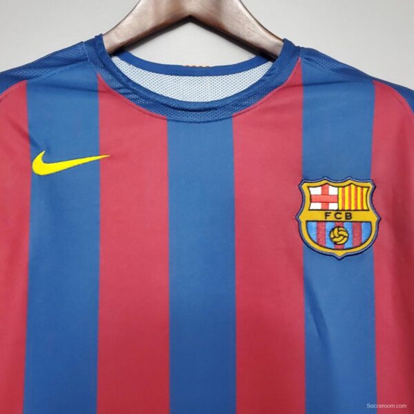 Retro Barcelona 2006 UEFA Champions League Home Soccer Jersey - Image 4