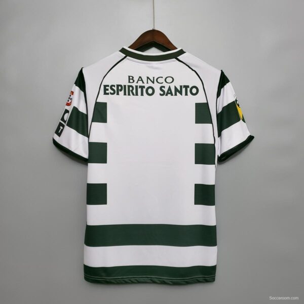 Retro Sporting Lisbon 01/03 home Soccer Jersey - Image 9