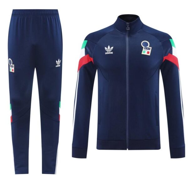 2024 Italy Blue Full Zipper Jacket +Long Pants - Image 18