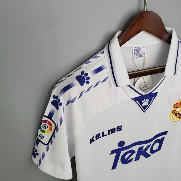 Retro Real Madrid 96/97 home Soccer Jersey - Image 5