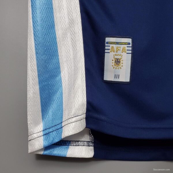 Retro Argentina 1998 away Soccer Jersey - Image 9