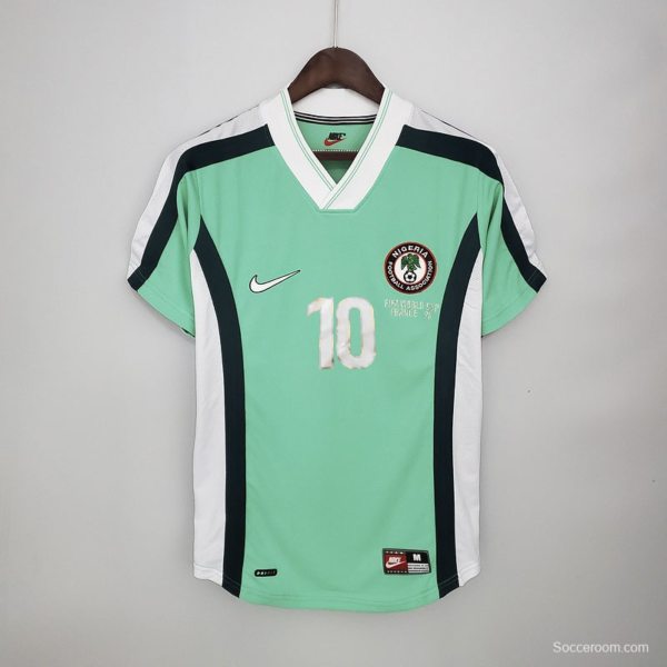 Retro Nigeria 1998 home Soccer Jersey - Image 2