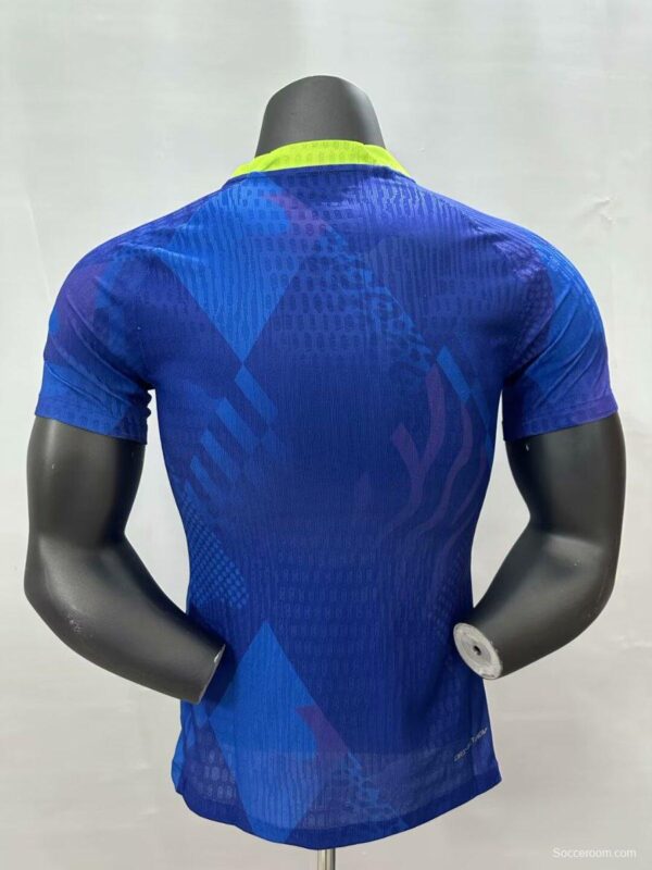 Player Version 2025 Brazil Away Blue Jersey - Image 4