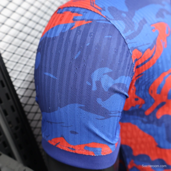 25/26 Player Version Barcelona Blue Flame Special Edition Jersey - Image 6