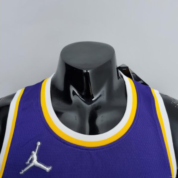75th Anniversary BRYANT#24 Los Angeles Lakers Jordan Purple NBA Jersey - Image 9