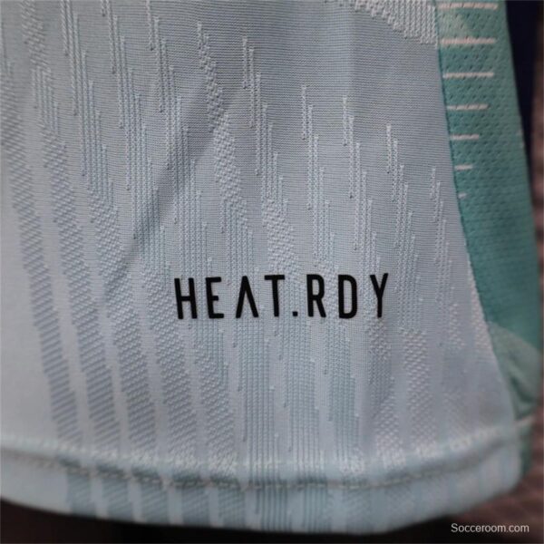 24/25 Player Version Arsenal Pre Match Light Blue Training Jersey - Image 7