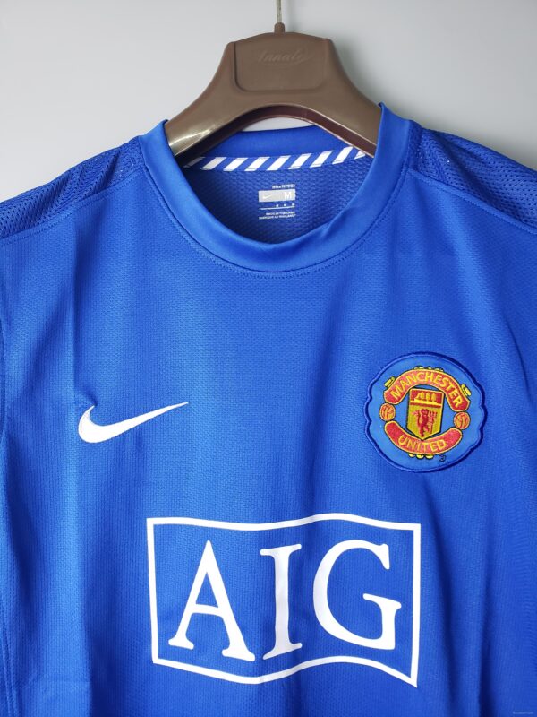 Retro 08/09 Manchester United Third short sleeve Soccer Jersey - Image 4