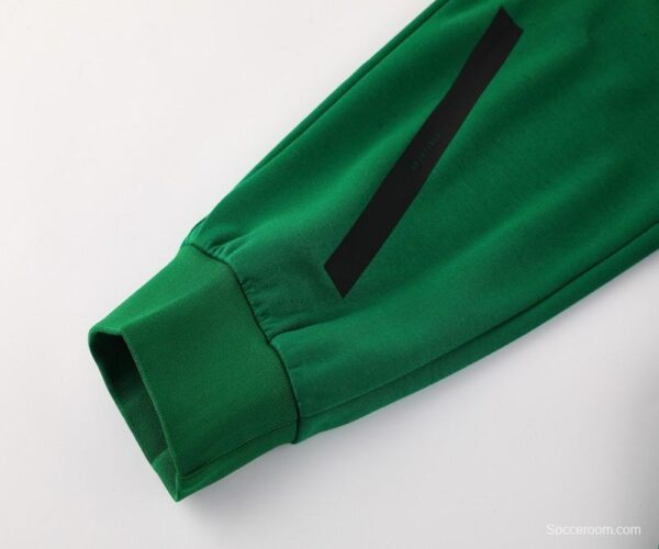 2024 Adidas Green Hoodie Full Zipper Jacket +Long Pants - Image 2