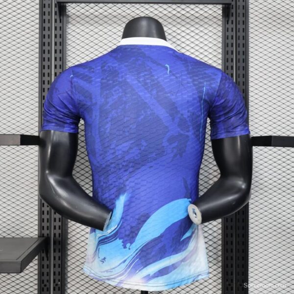 Player Version 2025 Japan Blue Jersey with Owl Design - Image 4