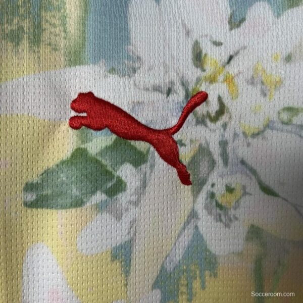 25/26 RB Salzburg White with Floral Pattern Jersey - Image 7