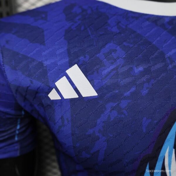 Player Version 2025 Japan Blue Jersey with Owl Design - Image 5