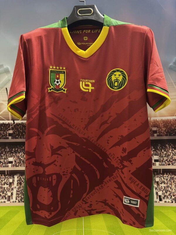 2025 Cameroon Away Wine Jersey - Image 4